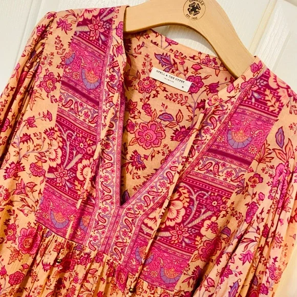 EUC Spell & the Gypsy Collective Blossom Folk Song Blouse - Picture 15 of 17